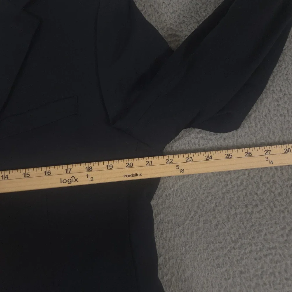 Banana Republic Blazer Mens 42R Navy Tailored Fit Italian Wool Lanificio Cerruti